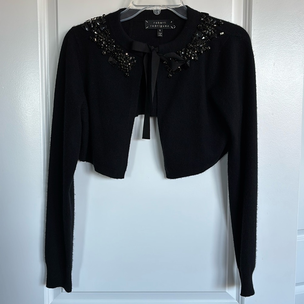Cashmere cropped shrug by Robert Rodriguez, small